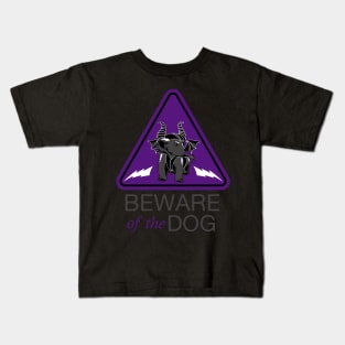 Beware of the evil puppy Kids T-Shirt